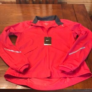 Nike pink stay dry light weight jacket